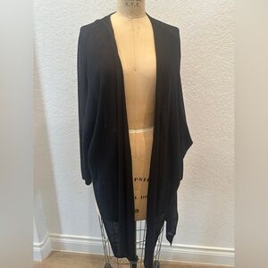 Chico's Black Tie-Front Cardigan
